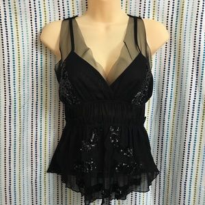 West 36th black women tank top Size (S)